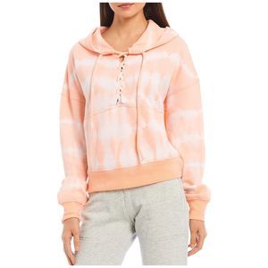 FP MOVEMENT Tie Dye Believer Sweatshirt Hoodie Peach Horizon